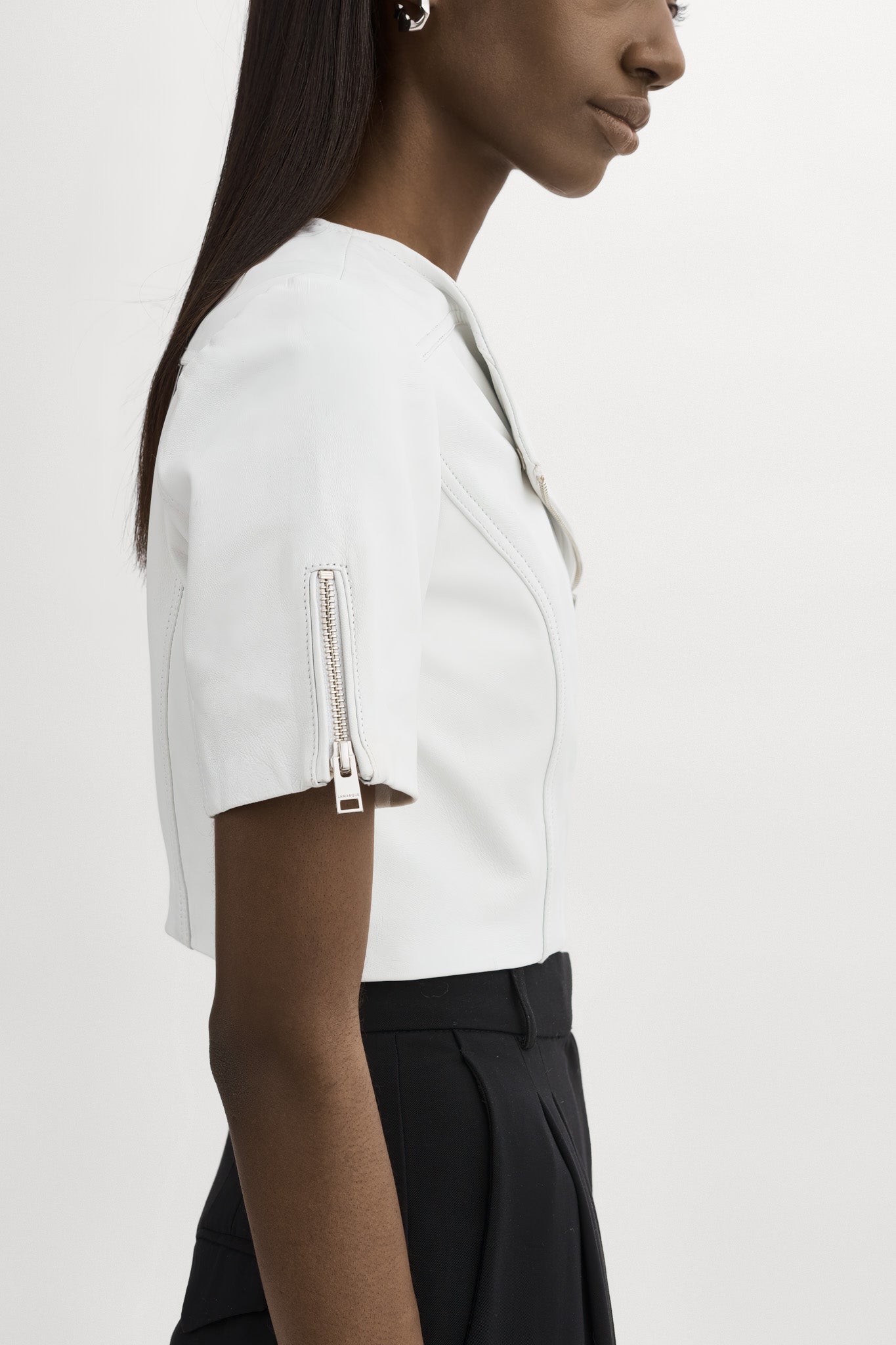 KIRSI | Blouson Biker en Cuir