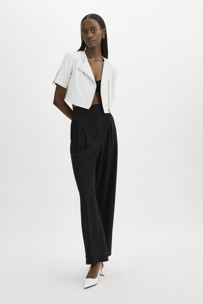 KIRSI | Cropped Biker Jacket