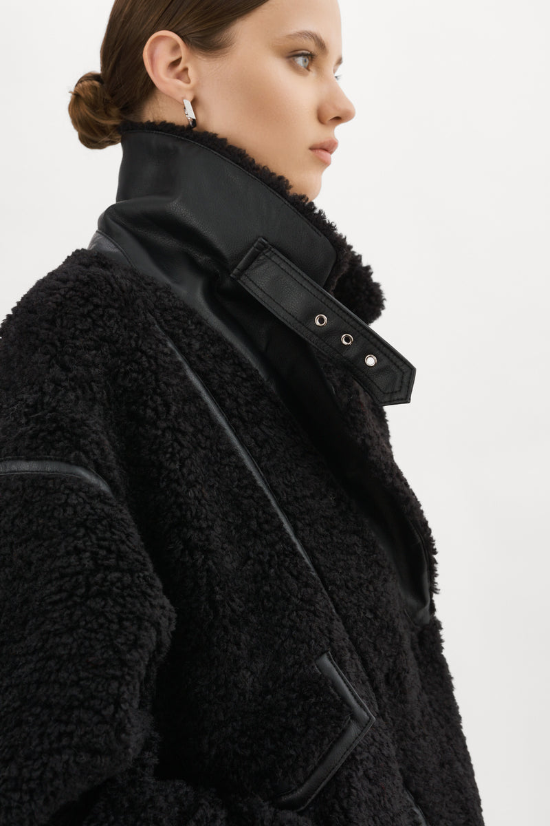 Oversized Sherpa Jacket