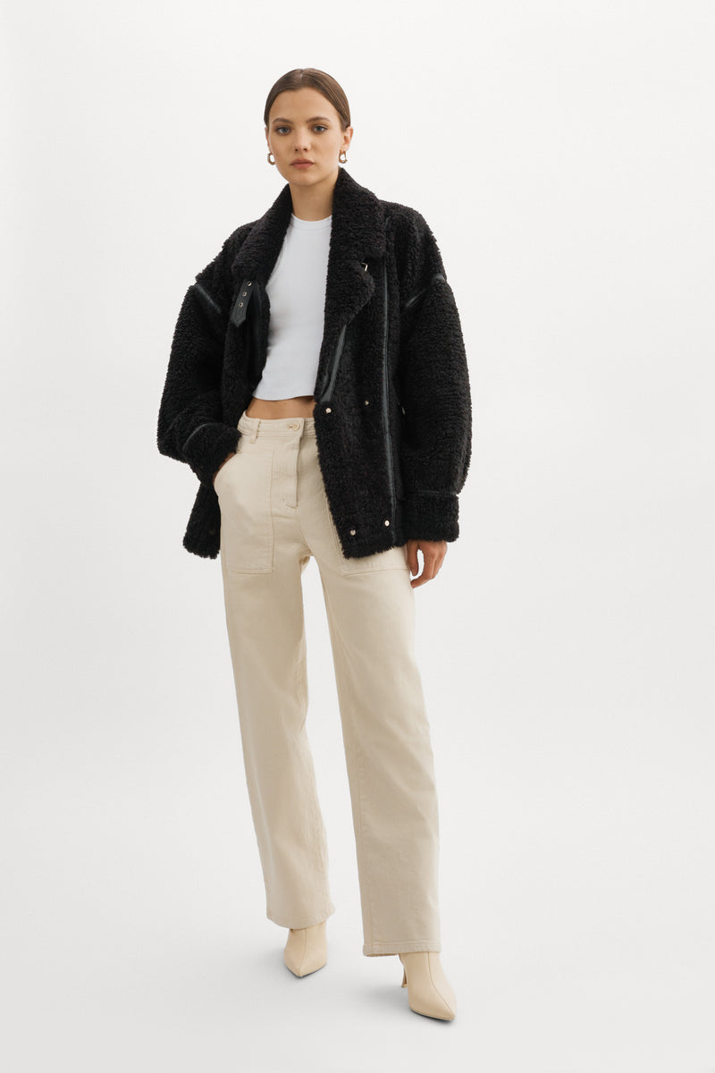 Oversized Sherpa Jacket