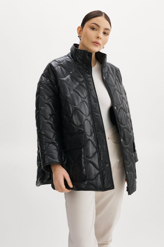 BERUKA | Quilted Leather Jacket