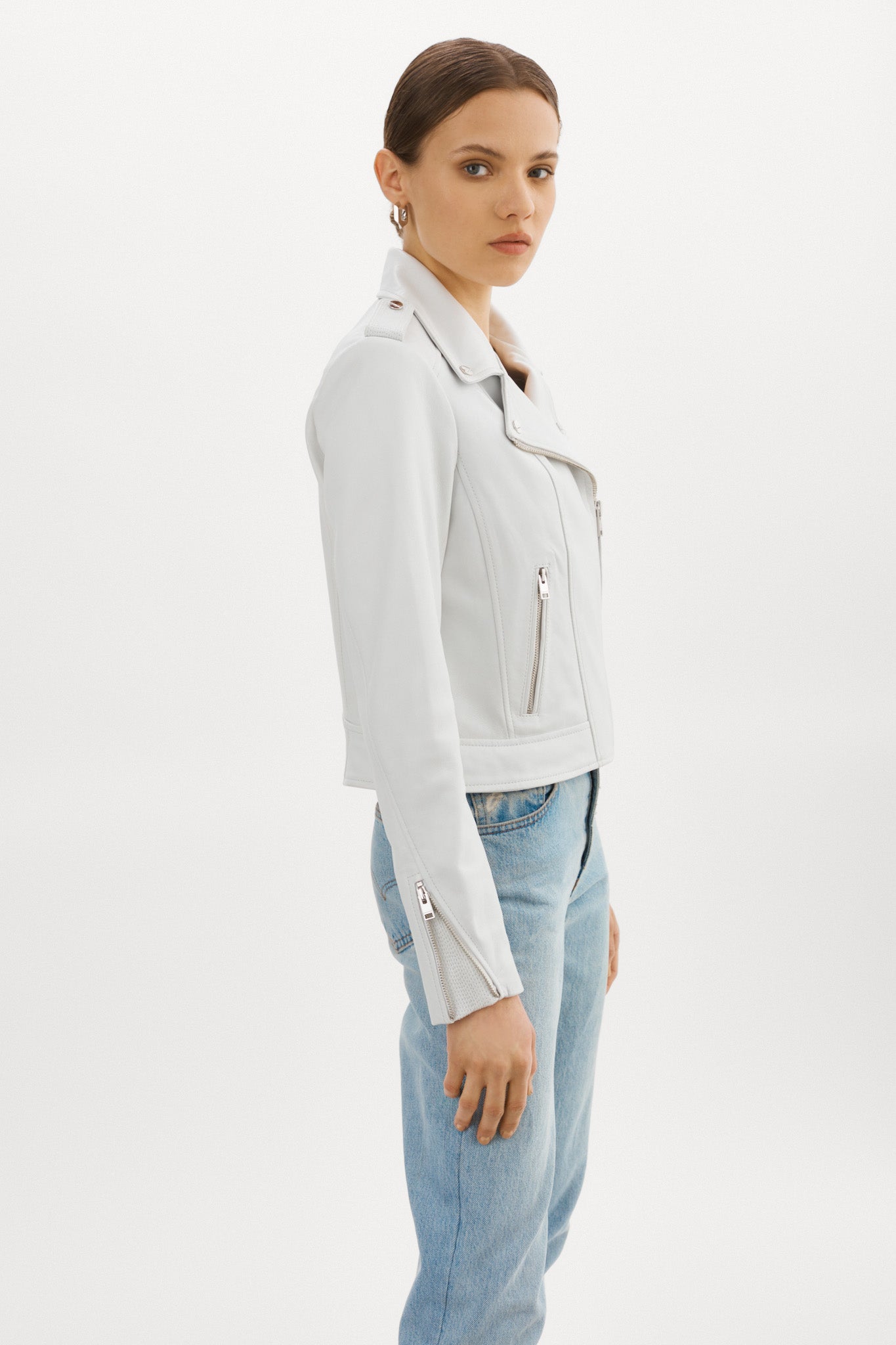 DONNA | Veste moto signature en cuir