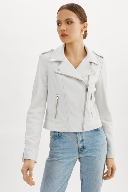 DONNA | Veste moto signature en cuir