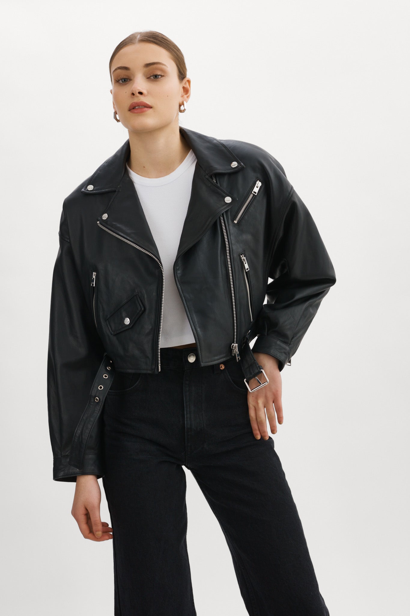 DYLAN | Veste de motard en cuir des années 80