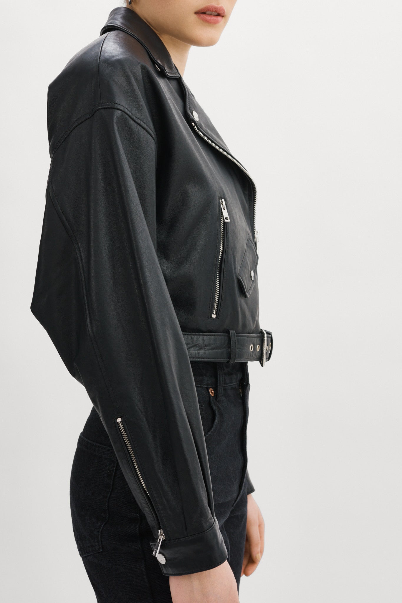 DYLAN | Veste de motard en cuir des années 80