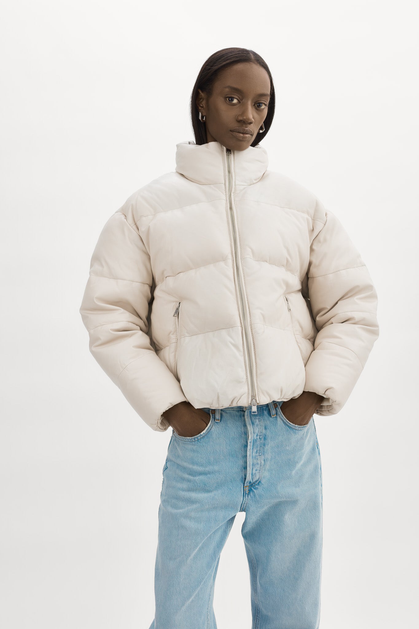 Puffer coats zara discount