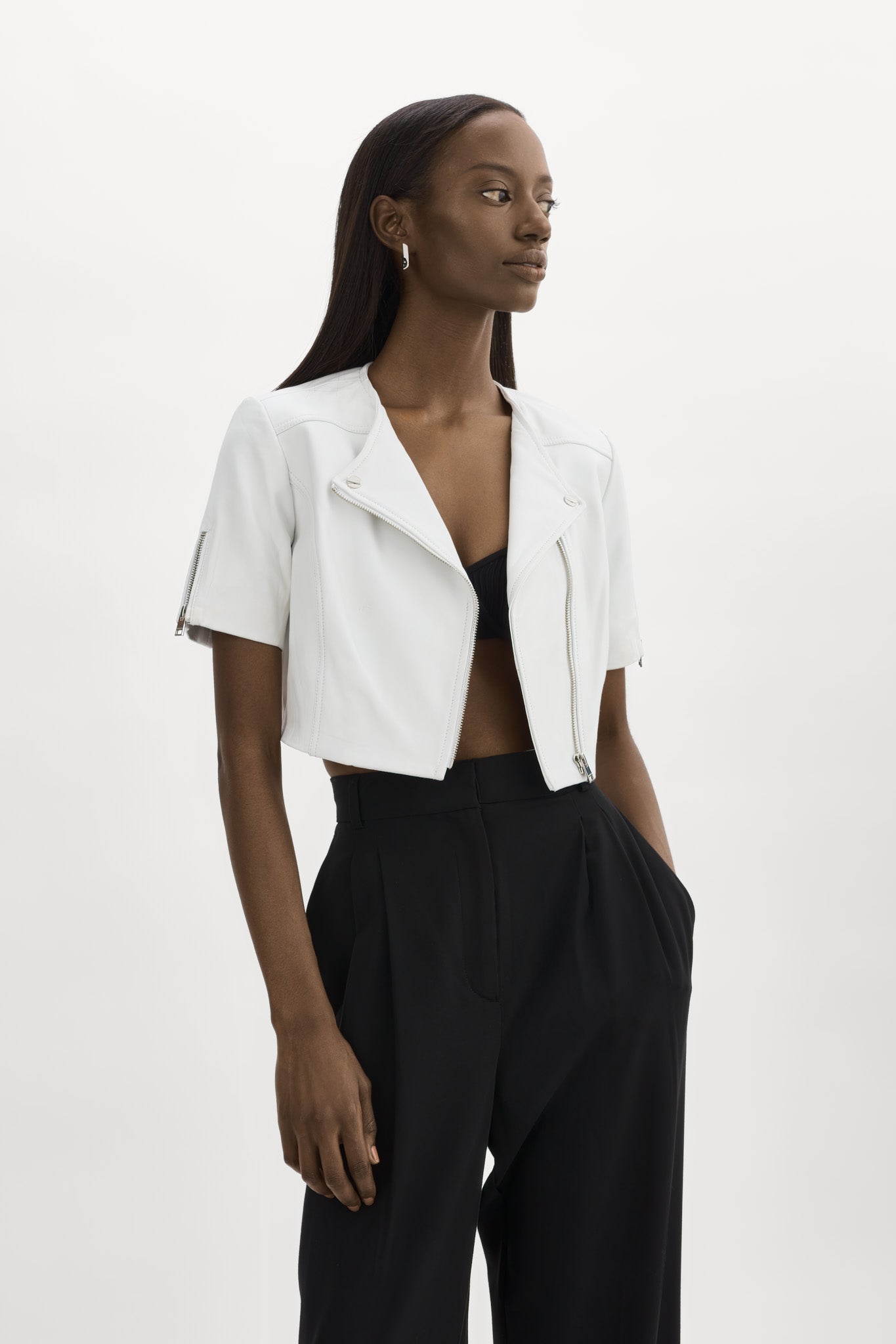 KIRSI | Blouson Biker en Cuir