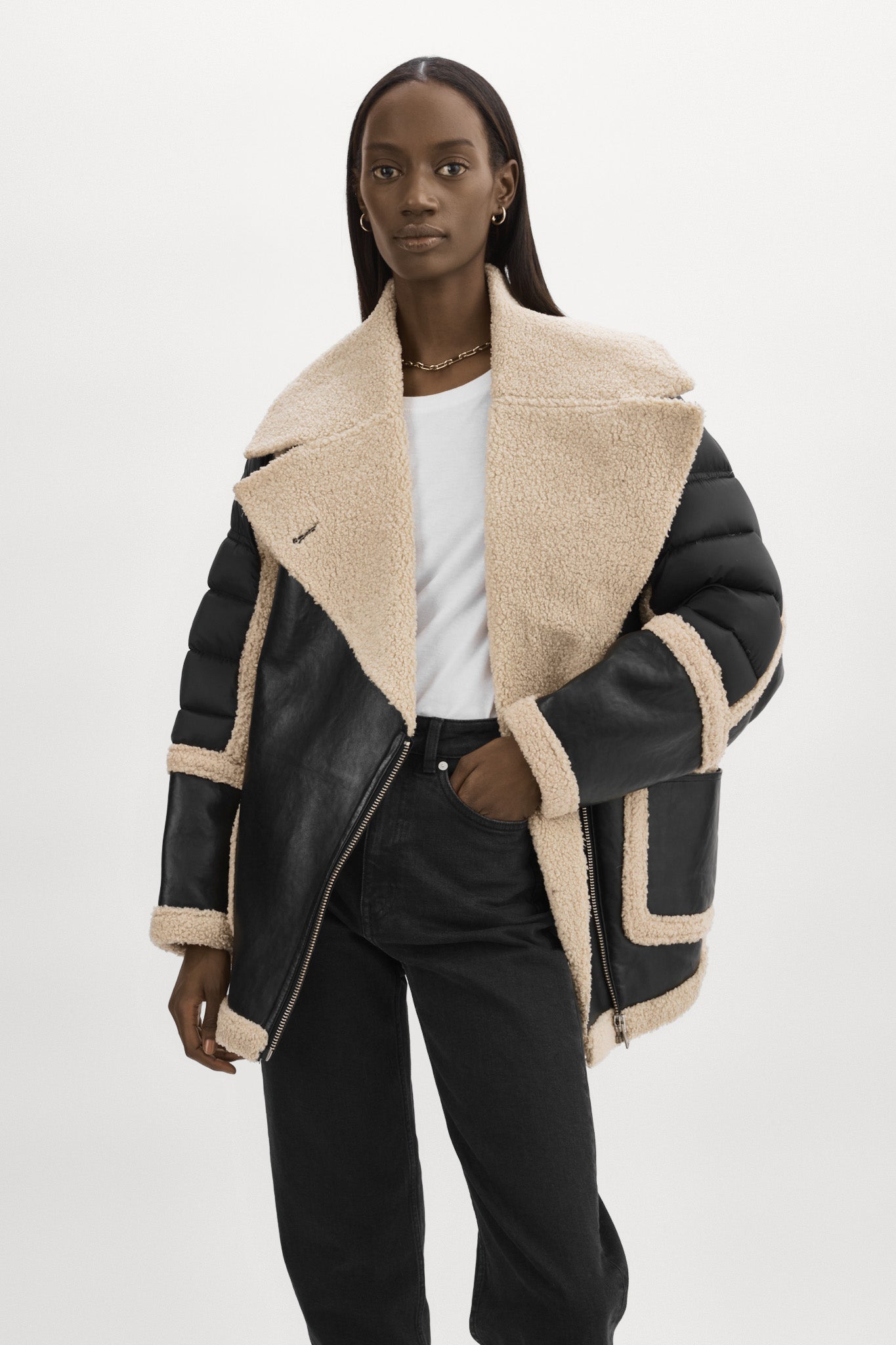LISA Oversized Media Cocoon Jacket