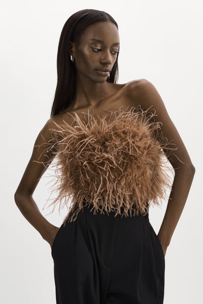 ZAINA | Feather Bustier