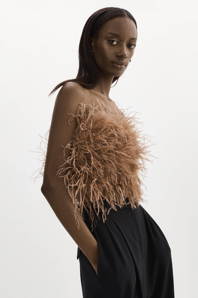 ZAINA | Feather Bustier