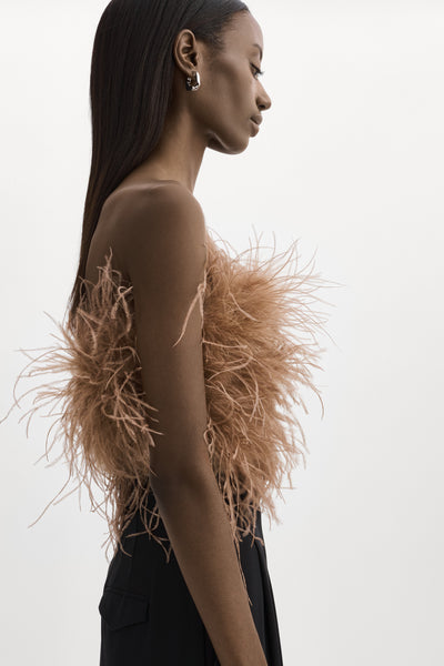ZAINA | Feather Bustier