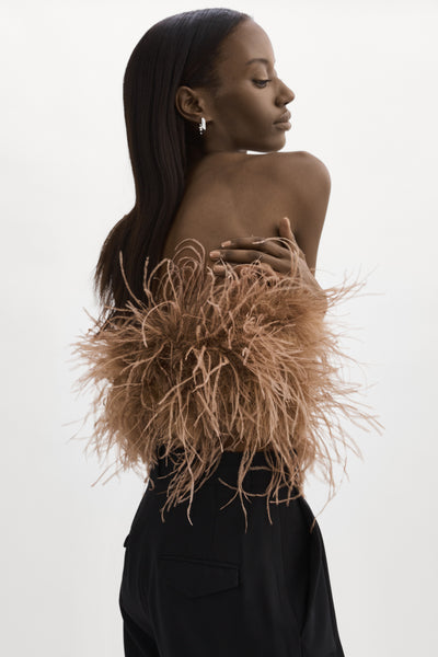 ZAINA | Feather Bustier