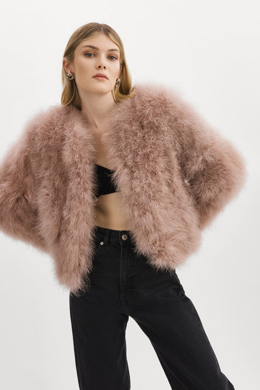 DEORA | Veste de plumes