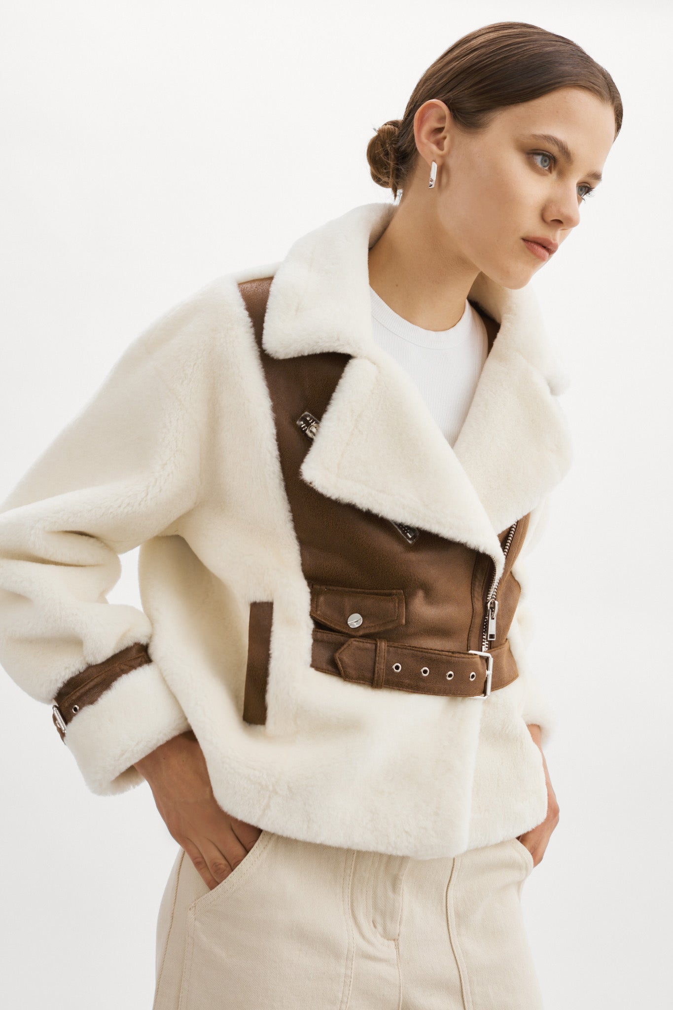 ELODY | Veste en fausse fourrure