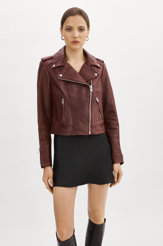 DONNA | Iconic Leather Biker Jacket