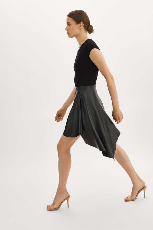 CELESTE | Asymmetrical Mini Skirt