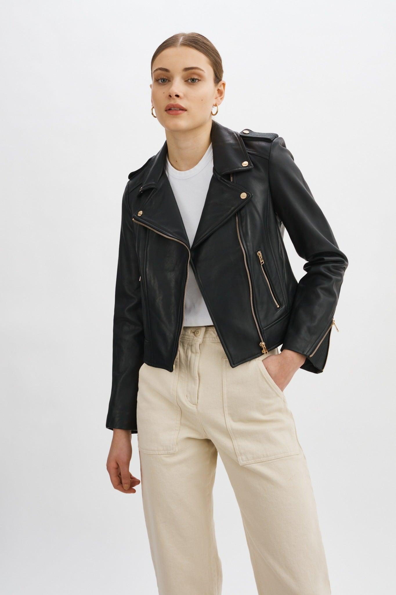 DONNA OR | Veste Moto Signature 