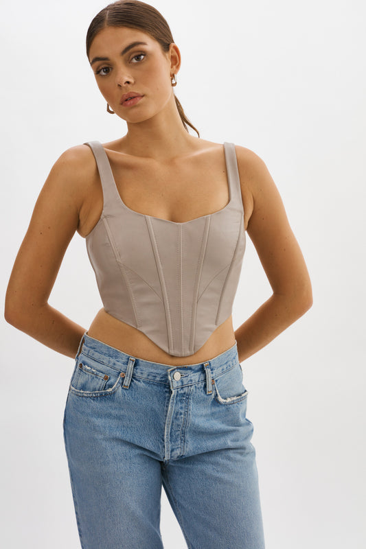 TABIA | Corset en cuir