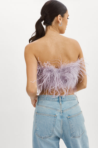 ZAINA | Feather Bustier