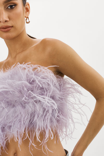 ZAINA | Feather Bustier