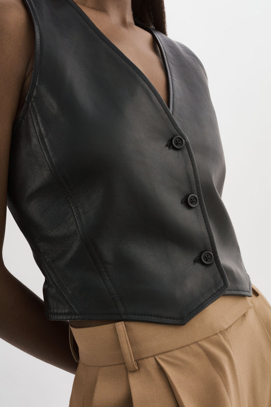 KALLIE | Leather Vest