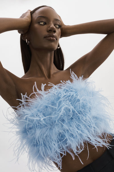 ZAINA | Feather Bustier