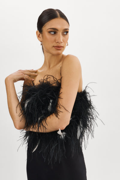 ZAINA | Feather Bustier