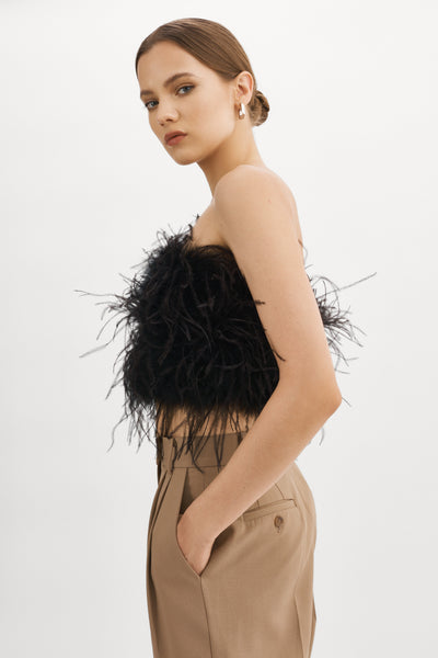 ZAINA | Feather Bustier